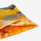 Платок женский MINAKU цвет оранжевый, р-р 70*70 см - Фото 2