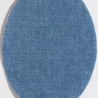 Набор заплаток для одежды «Синий спектр», овальные, термоклеевые, 7 × 5 см, 5 шт - Фото 3