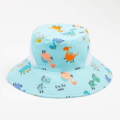 Панама детская MINAKU «Дино», голубая, размер 54