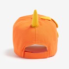 Кепка детская MINAKU «Динозаврик», размер 46-50, оранжевая - Фото 5
