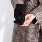 Перчатки женские, безразмерные, без утеплителя, цвет чёрный - фото 24608858