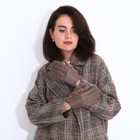 Перчатки женские, безразмерные, без утеплителя, цвет коричневый - фото 24608862