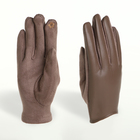 Перчатки женские, безразмерные, без утеплителя, цвет коричневый - фото 321695222