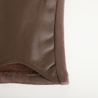 Перчатки женские, безразмерные, без утеплителя, цвет коричневый - фото 24608860