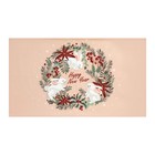 Полотенце Этель Christmas wreath 40х73 см, 100% хл, саржа 190 гр/м2 - Фото 2