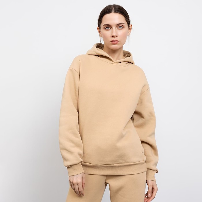 Толстовка женская НАЧЁС, цвет карамель, размер 52 56736