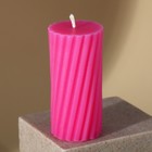 Свеча интерьерная «Витая», розовая - Фото 2