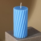 Свеча интерьерная «Витая», голубая - фото 7292155