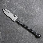 Нож-вилка с ручкой горячей ковки "Серебрянный шар" - фото 9990571