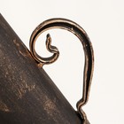 Кованая подставка для шампуров "Пушка" бронзовая, 50 см - фото 9384509