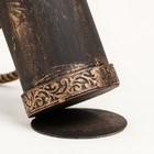 Кованая подставка для шампуров "Пушка" бронзовая, 50 см - фото 9384510