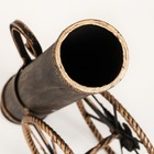 Кованая подставка для шампуров "Пушка" бронзовая, 50 см - Фото 7