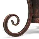 Кованая подставка для шампуров, бронзовая, 53 см - фото 9508022
