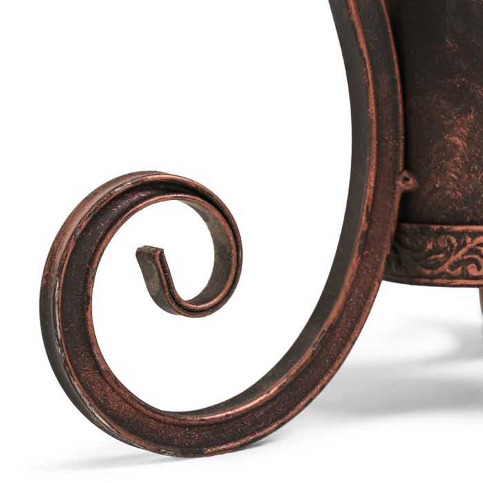 Кованая подставка для шампуров, бронзовая, 53 см - фото 1888411556