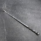 Кочерга из нержавеющей стали, ручка - кольцо, ширина - 12 мм, 47 см - фото 9765921