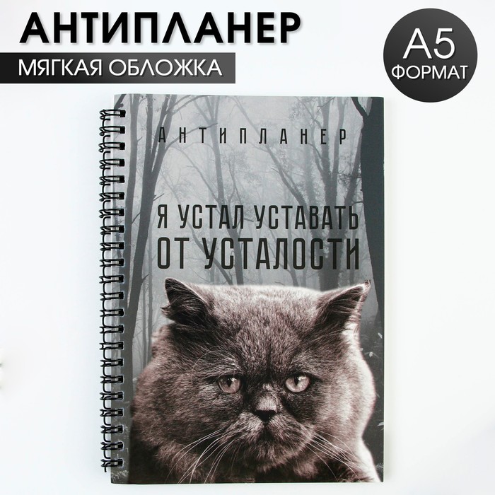 Антипланер «Кот», А5, 66 листов