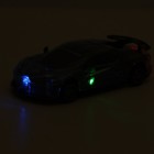 Машина инерционная Crazy race «Гонки», русская озвучка, свет, цвет серый - фото 7793392