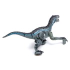 Динозавр радиоуправляемый «Велоцираптор», цвет серый - Фото 3