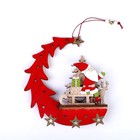Декор с подсветкой «Дед мороз на санках» 15,5 × 4,5 × 18 см - фото 8790637
