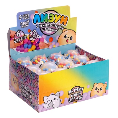Лизун - слайм Funny toys «Милые зверята», МИКС
