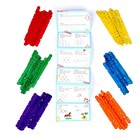 Конструктор «Повтори по образцу», цветные палочки 50 шт. - Фото 4