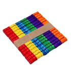 Конструктор «Изучаем буквы и цифры», цветные палочки - фото 3212425