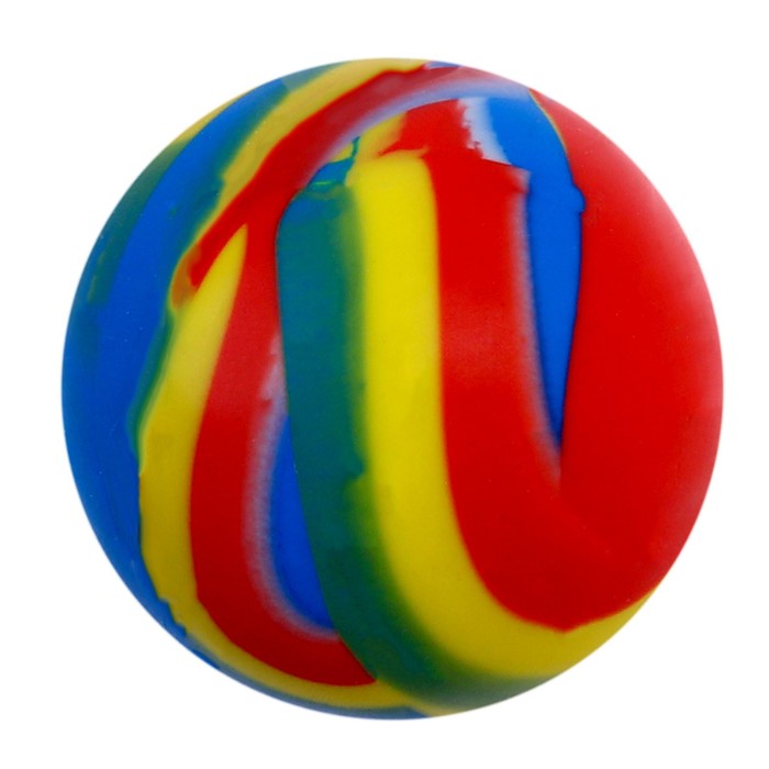 Мяч каучук 2,4 см, цвета МИКС - фото 1908994725