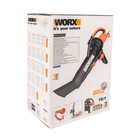 Воздуходув-Садовый Пылесос WORX WG505E, 220 В, 3000 Вт, 335 км/ч, 10 м3/мин - Фото 5