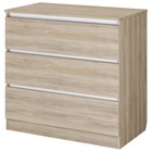 Комод для детской Polini kids Simple 1980, 3 ящика, 800×505×797 мм, цвет вяз/белый - Фото 3