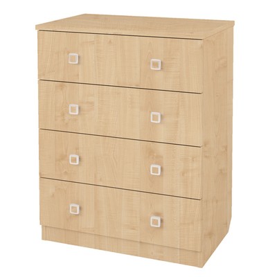 Комод с ящиками Polini kids Simple, c 4 ящиками, 604×380×792 мм, цвет натуральный