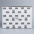 Коробка подарочная сборная, упаковка, «Зверята», белый, 27 х 21 х 9 см - фото 60001481