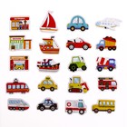 Макси-пазлы «Весёлый транспорт», 40 деталей, в пакете - фото 65992968