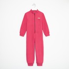 Комбинезон детский MINAKU цвет темно-розовый, размер 98 - фото 9991418