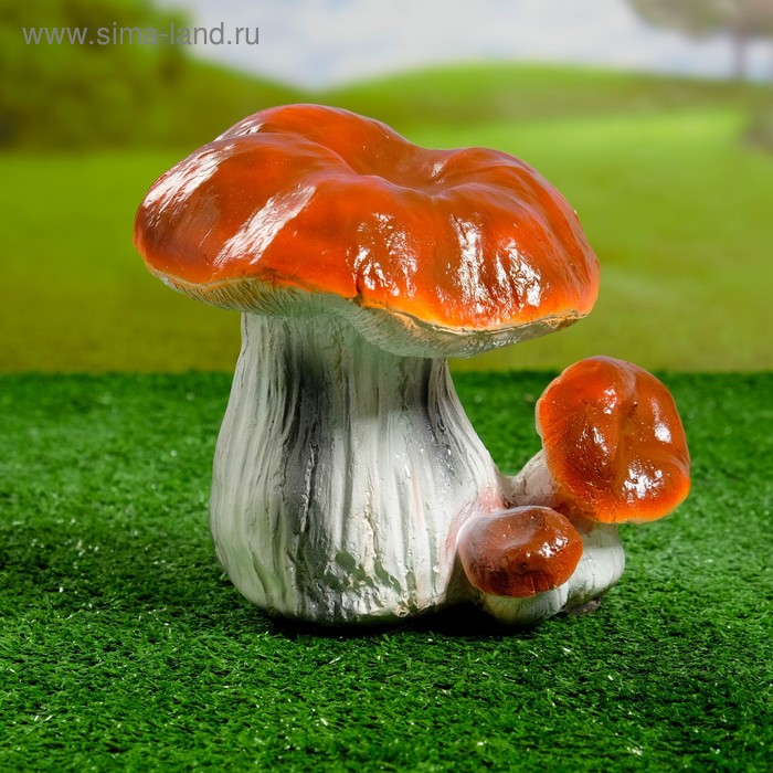 Садовая фигура "Тройной гриб" 15*18*16 см - Фото 1