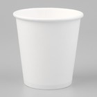 Стакан бумажный "Белый" для горячих напитков, 160 мл, диаметр 70 мм - фото 319064053