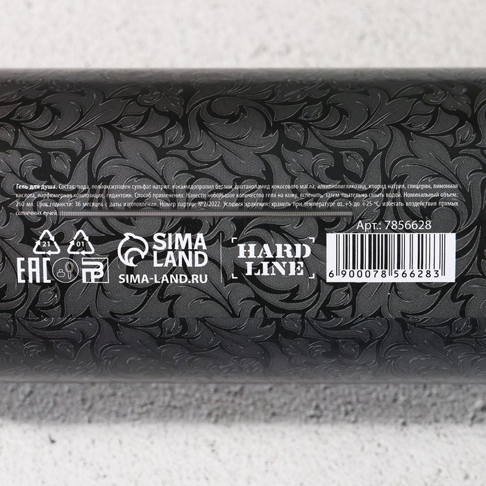 Гель для душа в тубусе "Настоящий мужик", флакон водка, 260 мл 31054