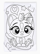 Картина по номерам для детей «Кошечка с бантиком», 20×30 см - Фото 6