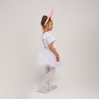 Карнавальный костюм «Зайка белая с ободком», рост 98-128 см - Фото 5