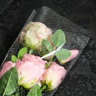 Пакет цветочный Конус 21/80 на 1 розу рисунок/рисунок точки - Фото 2