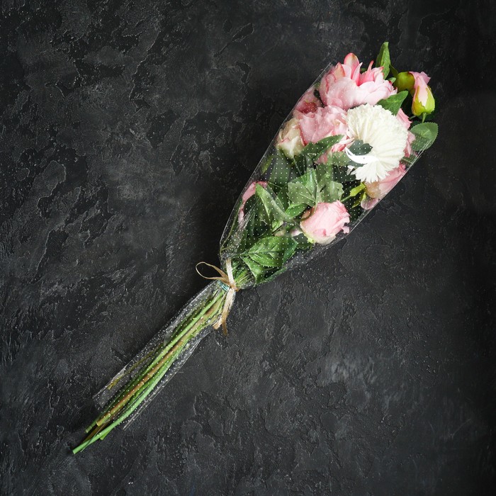 Пакет цветочный Конус, мини, 30/60 - фото 1898745050