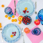 Тарелка керамическая десертная Доляна «Пастель», d=19,5 см, цвет голубой - Фото 6