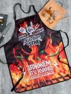 Фартук Kitchen star, черный, 65×80 см, оксфорд 210 г/м² - Фото 5