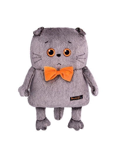 Мягкая игрушка «Кот-подушка в маске для сна», 34 см, МИКС