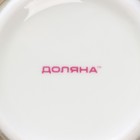Чайник фарфоровый заварочный Доляна, «Млечный путь», 900 мл, цвет серый - фото 4362436