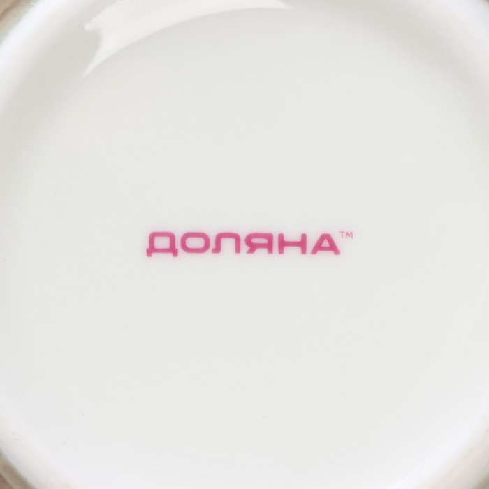 Чайник фарфоровый заварочный Доляна, «Млечный путь», 900 мл, цвет серый - фото 1906086281