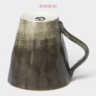 Кружка Доляна «Млечный путь», 350 мл, фарфор, серая - Фото 3