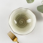 Салатник Доляна «Млечный путь», 300 мл, d=13.5 см, фарфор, серый - Фото 2