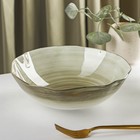 Салатник Доляна «Млечный путь», 1.4 л, d=22 см, фарфор, серый - Фото 1