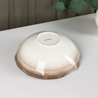 Салатник Доляна «Млечный путь», 1.4 л, d=22 см, фарфор, серый - Фото 5