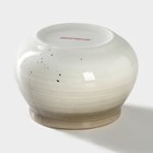 Сахарница фарфоровая с ложкой Доляна «Млечный путь», 330 мл, цвет серый - Фото 5